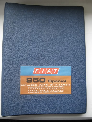 FIAT 850 Каталог спецзапчастин Fiat 850 Ремонт