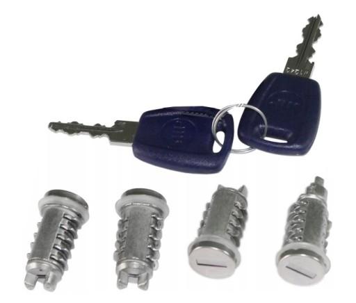 71729482 - FIAT DOBLO КОМПЛЕКТ ЗАМКОВ ВСТАВОК ДВЕРИ ПД ЗД