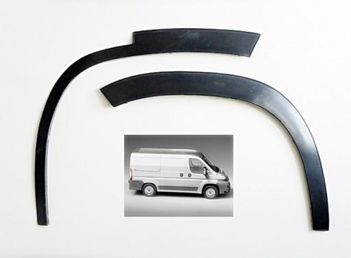 1102 - Fiat DUCATO 06-14 * X4 molding, колесная арка Edge TUNING