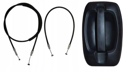 #0533 - FIAT DUCATO III 3 ДВЕРНАЯ РУЧКА + ТРОСЫ БОКОВОЙ РАЗДВИЖНОЙ ДВЕРИ