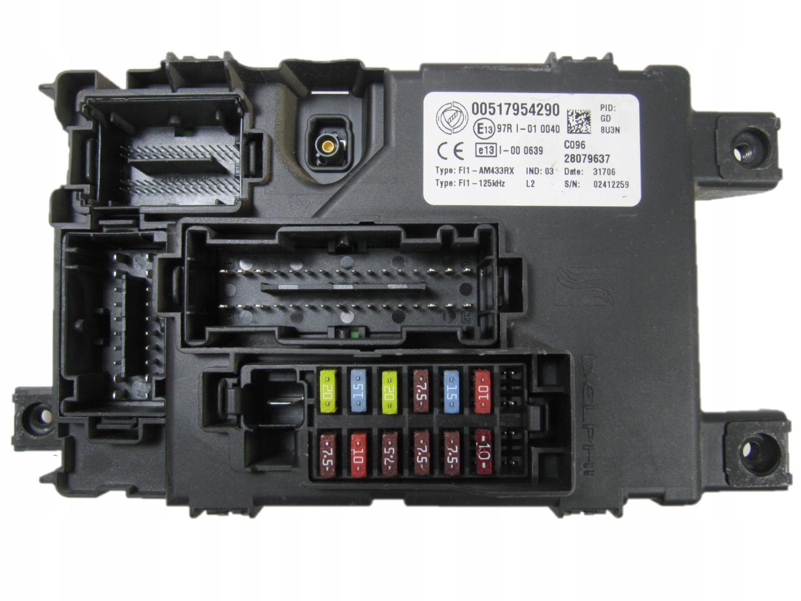 28079637 - FIAT GRANDE PUNTO МОДУЛЬ BODY BSI 00517954290