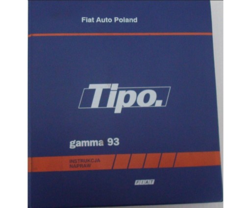 FIAT TIPO 1988-1995 Книга по ремонту Fiat Tipo, руководство по эксплуатации, язык Польский
