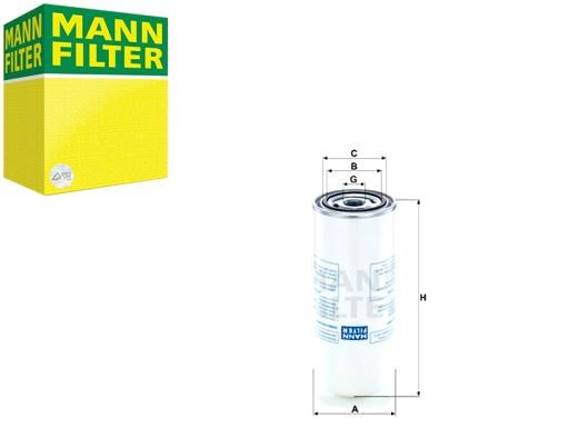 AGRO MANN-FILTER ФІЛЬТР МАСЛЯНИЙ