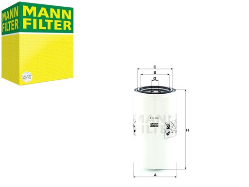 14 003 - КОРПУС МАСЛЯНОГО ФИЛЬТРА IH 105 C 105 U 115 U 85 C 95 C 95 U 115 125 140 120