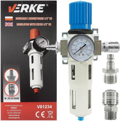 ПОВІТРЯНИЙ ФІЛЬТР РОЗДІЛЕННЯ З РЕДУКТОРОМ 1/2 КОМПРЕСОРНОГО СУШКИ