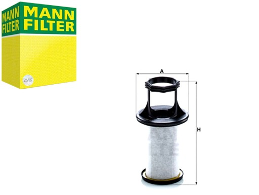 5001 - ВОЗДУШНЫЙ ФИЛЬТР VOLVO PENTA D-СЕРИЯ MANN-FILTER