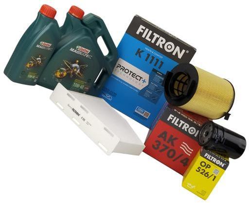ФІЛЬТРИ FILTRON + МАСЛО 10W40 5L VW JETTA III 1.6