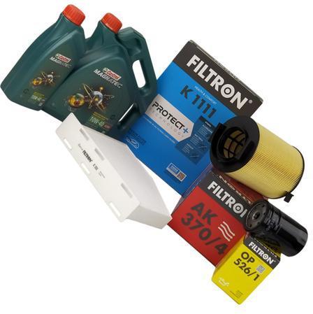 ФІЛЬТРИ FILTRON + МАСЛО 10W40 5L VW PASSAT B6 1.6