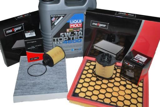 ФІЛЬТРИ ПОВНИЙ КОМПЛЕКТ INSIGNIA 2.0 CDTI + МАСЛО LIQUI MOLY