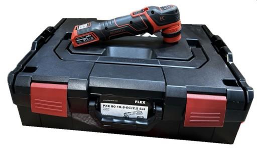 FLEX PXE 80 10.8-EC/2.5 КОМПЛЕКТ Ексцентрична мініакумуляторна полірувальна машина КОМПЛЕКТ