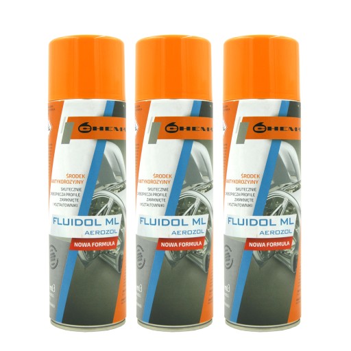 FLUIDOL ML 500ml спрей для обслуживания профилей x3