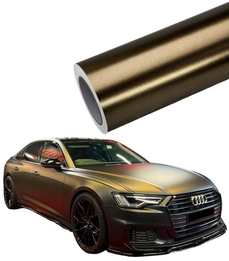 КОРИЧНЕВА ФОЛЬГА ДІАМАНТОВА ПЕРЛА 17м х 152см КОРИЧНЕВИЙ АВТОМОБІЛЬНИЙ ШПОН