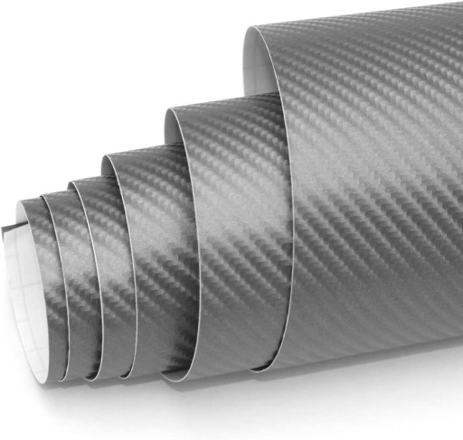 КАРБОНОВА ФОЛЬГА 3D GRAPHITE GREY 30м x 152см КОЛЕСО АВТОМОБІЛЯ CARBON GREY
