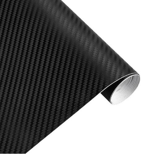ЧОРНА ВУГЛЕЦЕВА ПЛІВКА CARBON ДЛЯ АВТОМОБІЛЯ 3D ШПОН