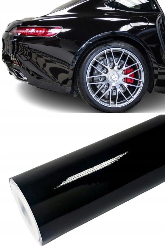 ЧОРНА ГЛЯНЦЕВА ПЛІВКА 2 М X 1,52 М АВТОМОБІЛЬНА