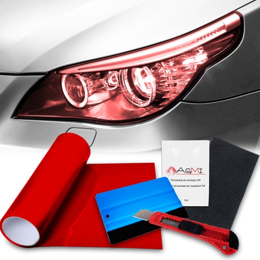 ПЛЕНКА ДЛЯ ЛАМП КРАСНЫЙ 2 МЕТРА XXL КОМПЛЕКТ