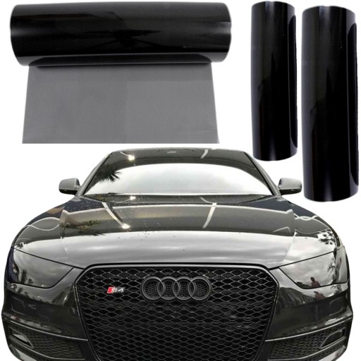 30cmx3m чорний блиск лампи Затемнення фільм