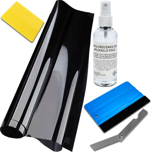 ОКОННАЯ ТОНИРОВОЧНАЯ ПЛЕНКА 300X75 РАКЕЛЬ ОБЕЗЖИРИВАТЕЛЬ