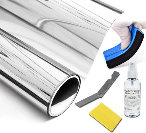 Пленка для окон венецианское зеркало 300X75 Ракель обезжириватель