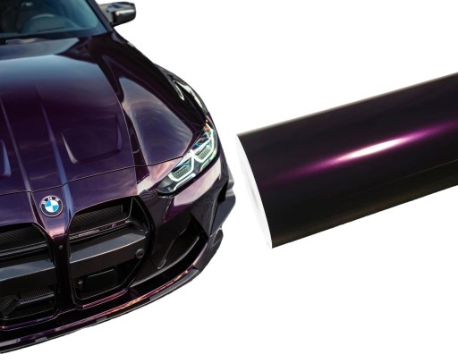 ФИОЛЕТОВАЯ ФОЛЬГА АЛМАЗ МЕТАЛЛИК 17м x 152см ГЛЯНЦЕВЫЙ АВТОМОБИЛЬНЫЙ ШПОН ДЛЯ ЛЮБИМЫХ ЛЮБИМЦЕВ