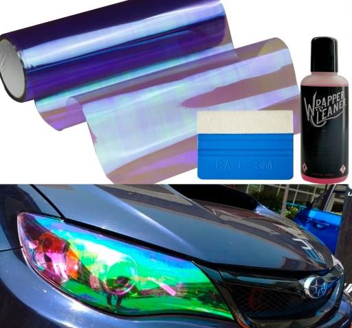 30X100 синий хамелеон лампа фольга комплект 3M