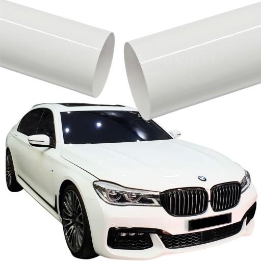 Автомобільна плівка шпон білий глянець 1. 23X3M