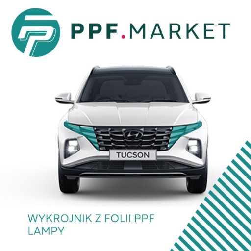 ПЛЕНКА PPF ДЛЯ ЛАМП, РАЗРЕЗАННАЯ ДЛЯ ПРИМЕНЕНИЯ HYUNDAI TUCSON