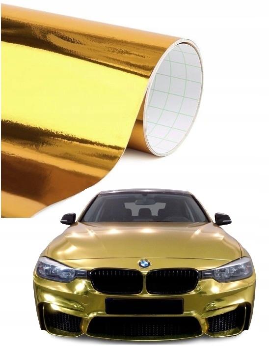 Автомобильная фольга хром злотый хром 30M x1. 52