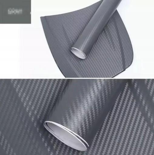 CARBON 3D СЕРЫЙ УЗОР ШПОНА АВТОМОБИЛЬНАЯ ПЛЕНКА