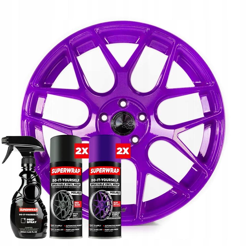 Набор аэрозольной пленки для колесных дисков 17 
