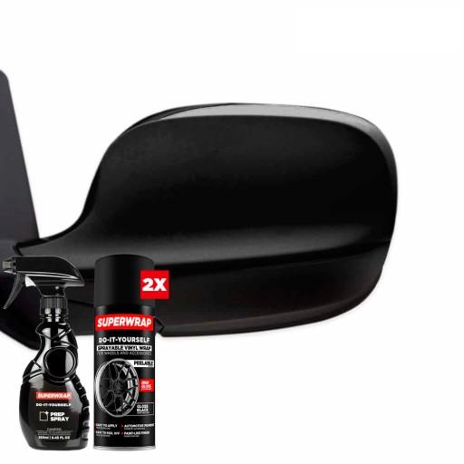 Набір дзеркал для дзеркал GLOSS BLACK