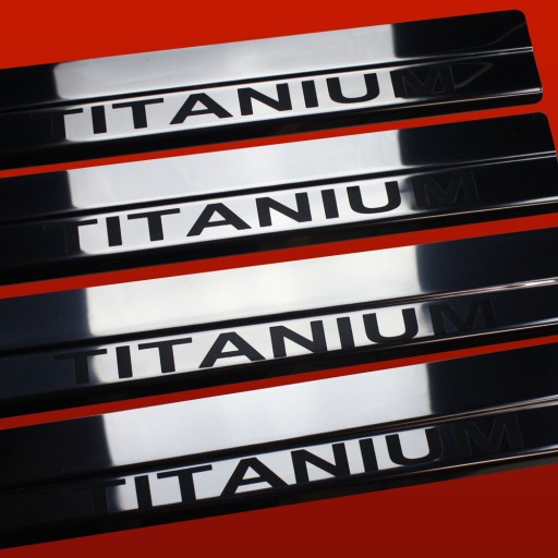 Накладки на пороги з нержавіючої сталі FORD B-MAX TITANIUM 304 стор