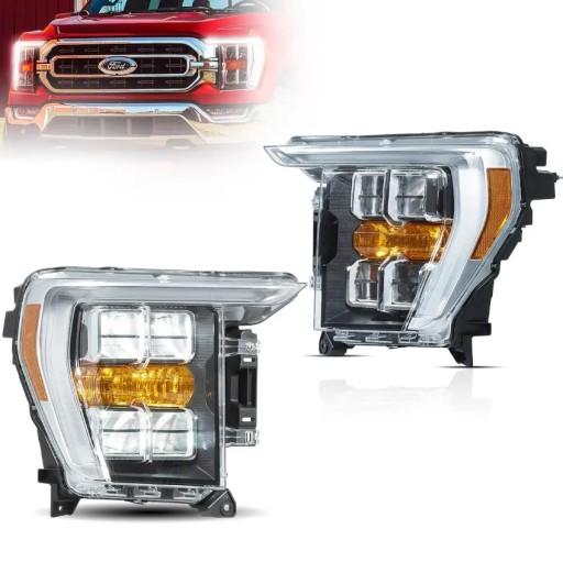 YAA-F150-2054-21 - FORD F150 F-150 2021-2023 VLAND LED ЛАМПИ ЛІВИЙ + ПРАВИЙ
