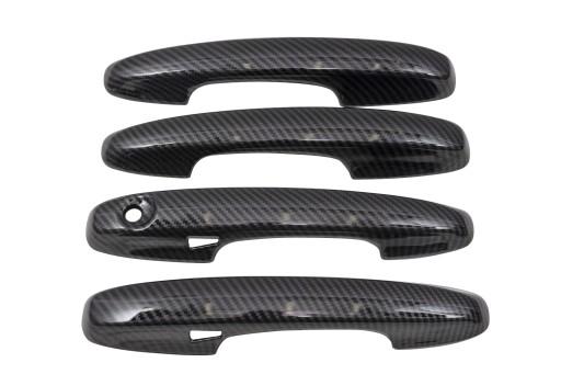 FORD FOCUS 18+ CARBON НАКЛАДКИ НА ДВЕРНЫЕ РУЧКИ С ДАТЧИКОМ