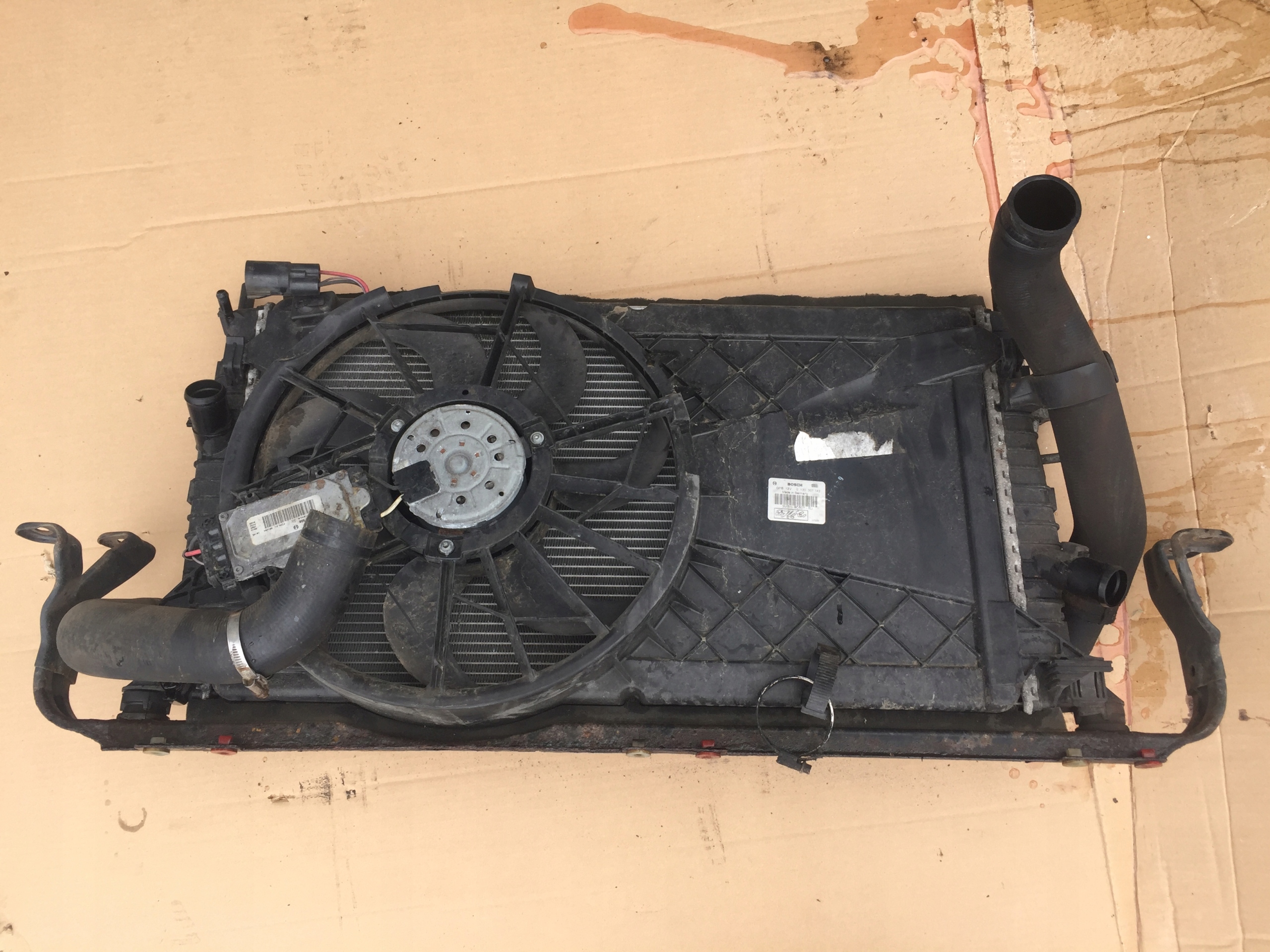 1137328558 3M5H-8C607-RJ - МОДУЛЬ ВЕНТИЛЯТОРА FORD FOCUS C-MAX 1.6 TDCI