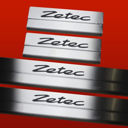 FORD FOCUS MK2 ZETEC 5-дверні накладки на пороги, нержавіюча сталь 304, чорні