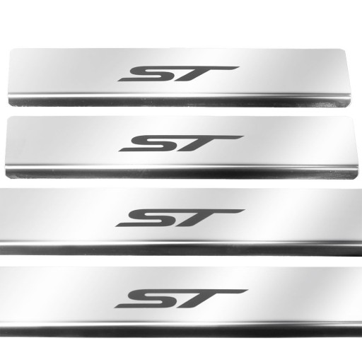 FORD FOCUS MK4 ST 304 Накладки на пороги из нержавеющей стали, полуотделка