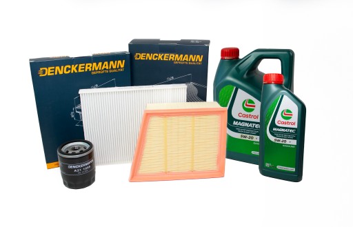 FORD Fiesta VII 2017-2019 1.0 EcoBoost набір фільтрів і масла 5w20 Castrol