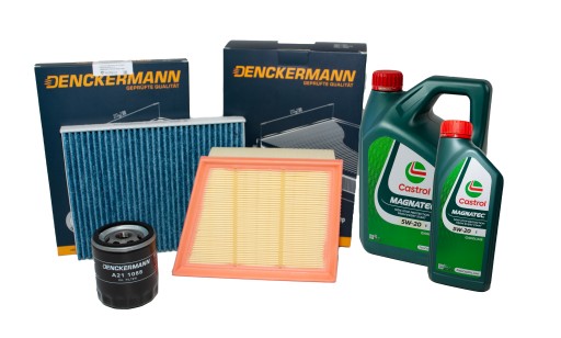 FORD Fiesta VII 2017-2019 1.0 EcoBoost набір фільтрів і масла 5w20 Castrol