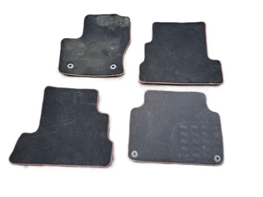 FORD KUGA MK2 КОМПЛЕКТ КОВРИКОВ ПЕРЕДНЕГО ЗАДНЕГО ST-LINE КРАСНАЯ РЕЗЬБА