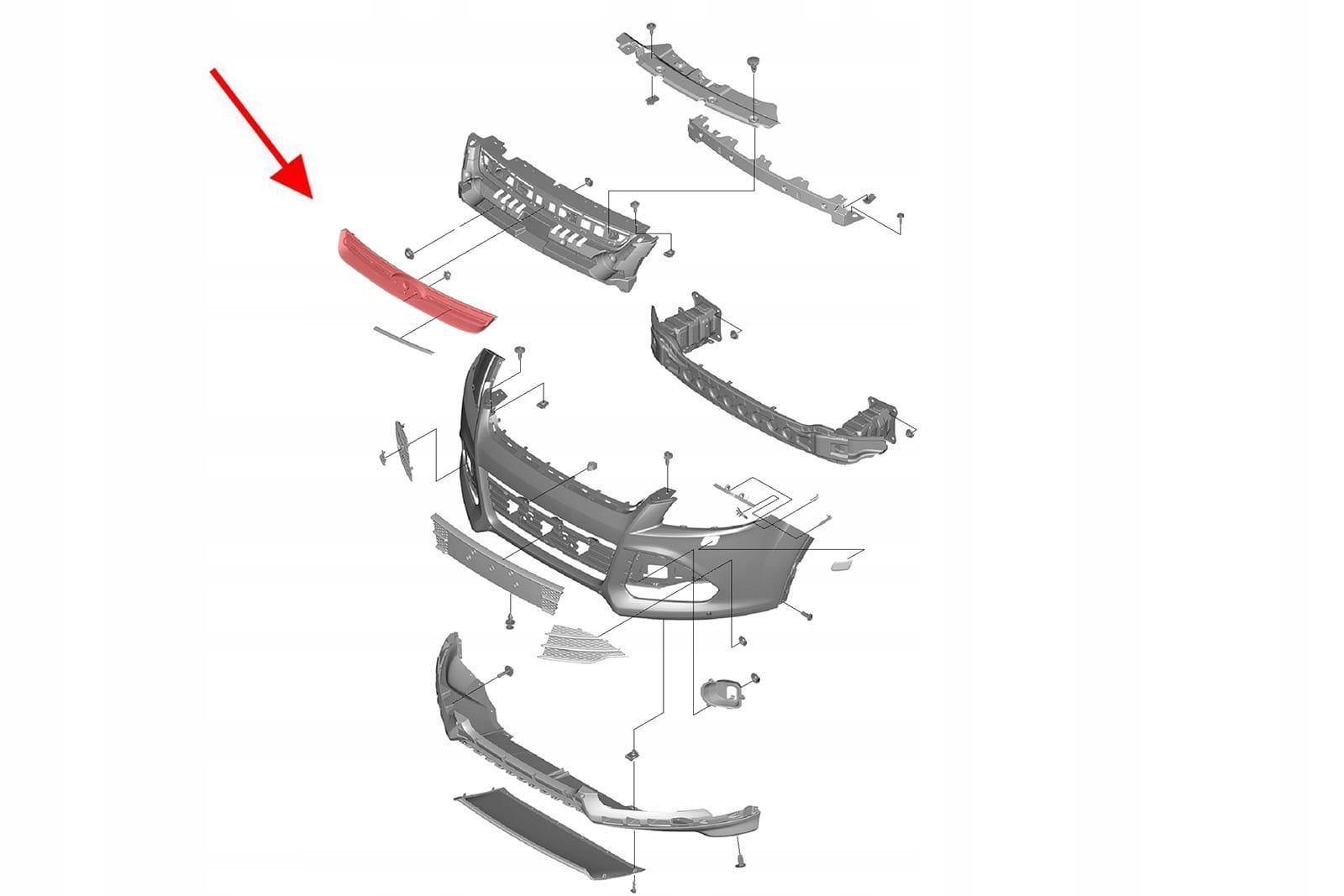 FORD KUGA MK2 II 2013-2016 РЕШІТКА РАДІАТОРА