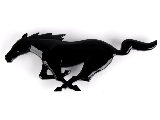 1901933 - FORD MUSTANG 2018 18 КІНІВ ЕМБЛЕМА БЕЙДЖ ЧОРНИЙ