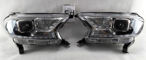 JB3B-13E015, JB3B-13E016 - FORD RANGER 2020-2023 FULL LED ЛІВА ПРАВА ФАРА НАБІР ОРИГІНАЛ