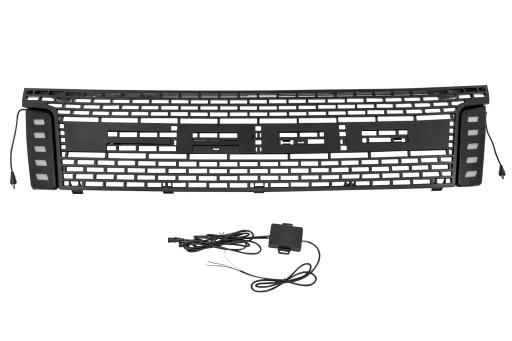 FORD RANGER T6 2011-15 передняя решетка тюнинг со светодиодом