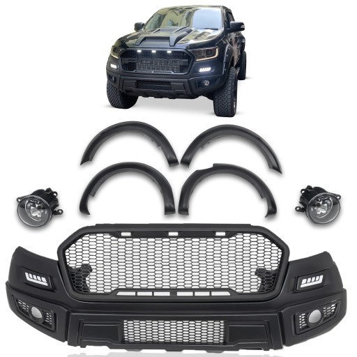 FORD RANGER T7 2016-18 БОДІ КІТ СТАЙЛІНГ ПАКЕТ ТЮНІНГ ДЛЯ RAPTOR T7/T8