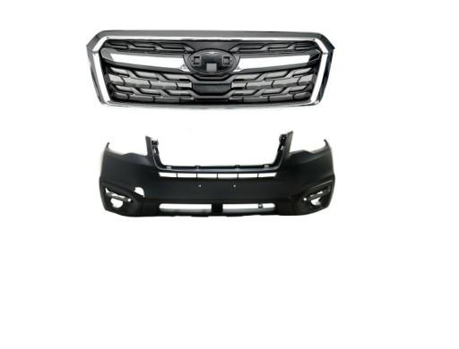 FORESTER 16-18 БАМПЕР + РЕШІТКА ХРОМ