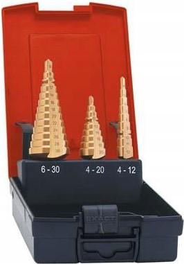 FORMAT Набір німецьких ступінчастих свердел HSS TiN