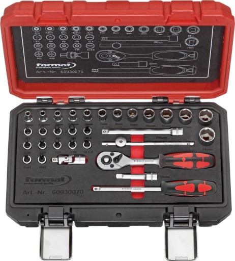 Набір торцевих ключів FORMAT 1/4