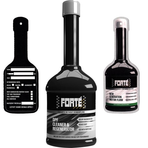 FORTE DPF CLEANER & REGENERATOR ОЧИЩАЕТ ФИЛЬТР DPF