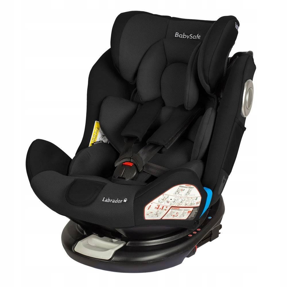 СИДІННЯ BABYSAFE LABRADOR 0-36 КГ ОБЕРТАЄТЬСЯ RWF